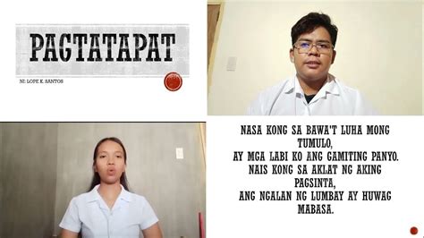 pagtatapat lope k santos|LopeKSantos .